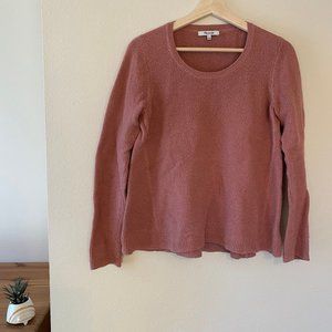 Madewell textureful Riverside sweater in dusty rose